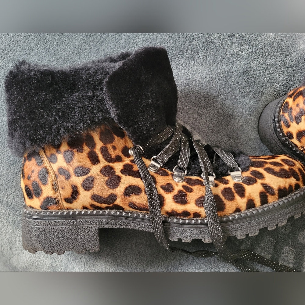 J. Crew Animal Print Boots